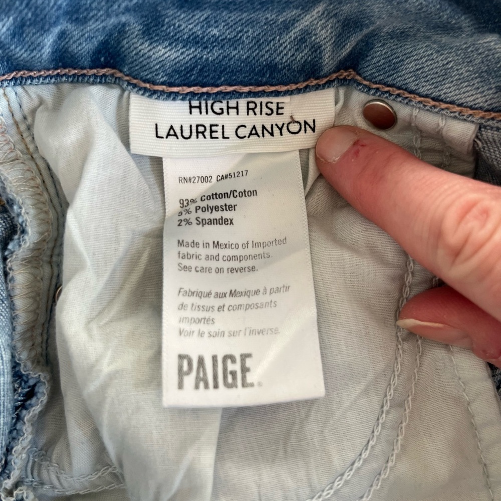 PAIGE Laurel Canyon High-Rise Boot Jeans - Picture 14 of 14